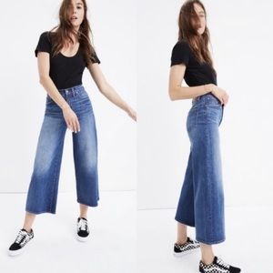 MADEWELL Wide Leg Crop Jeans